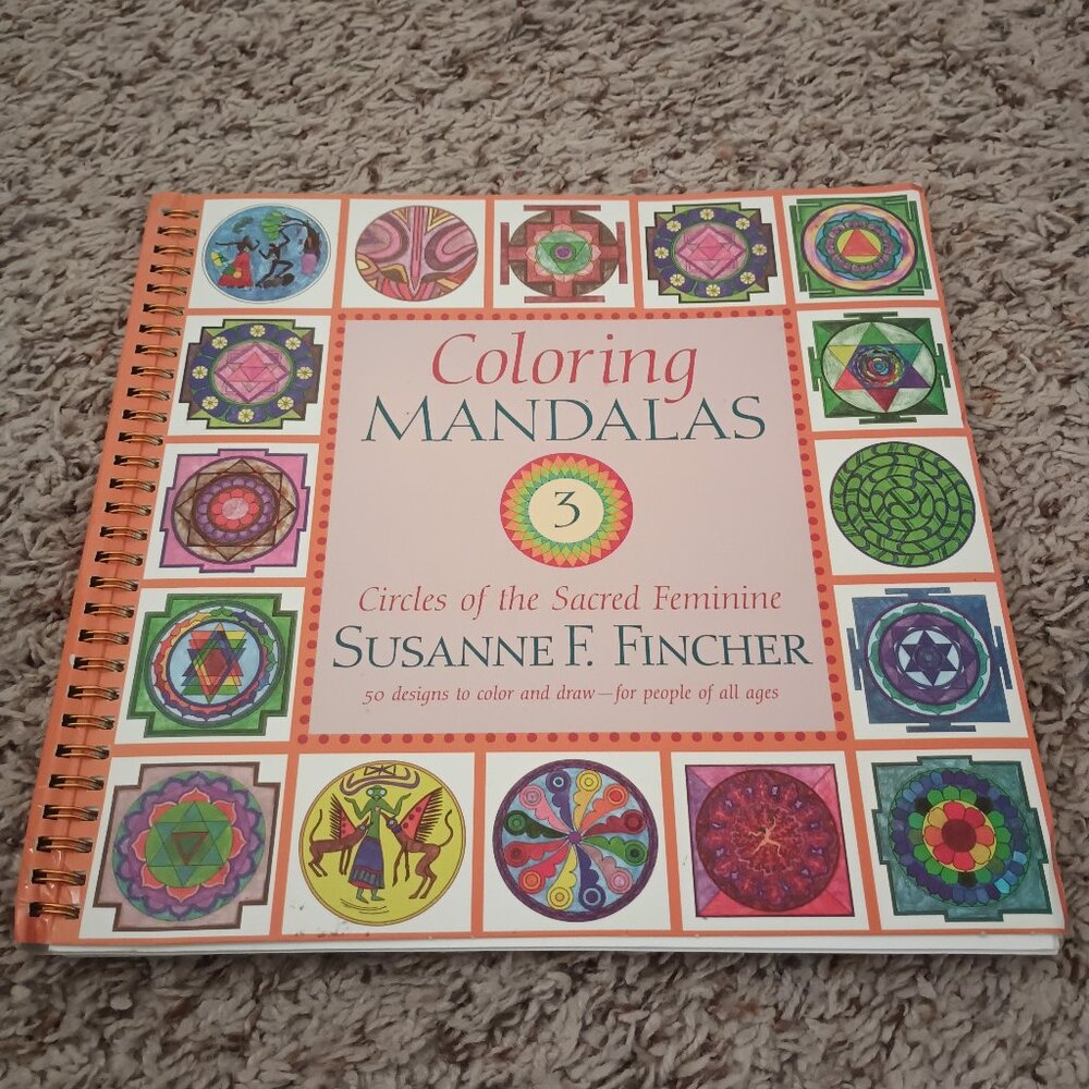 NEW Mandalas adult coloring book